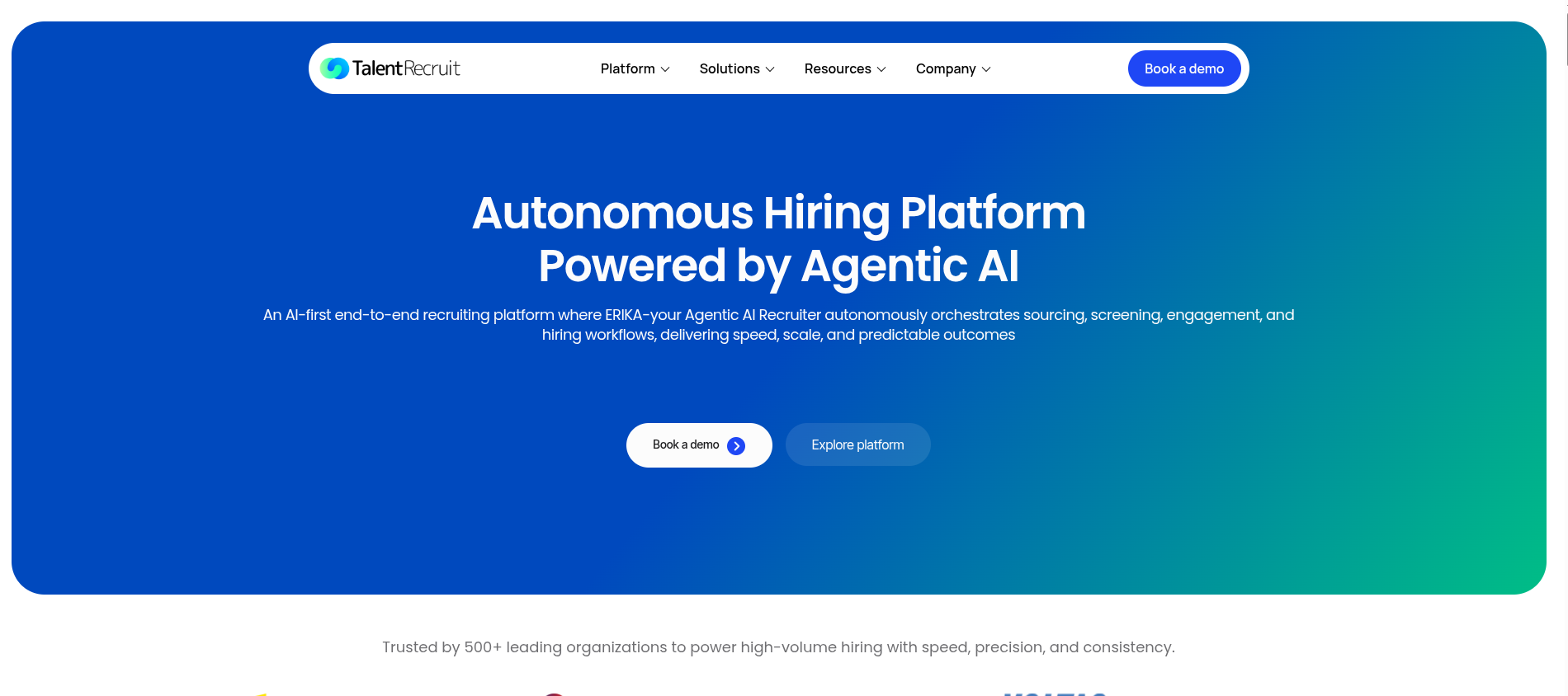 Cover image for Talent Recruit Platform